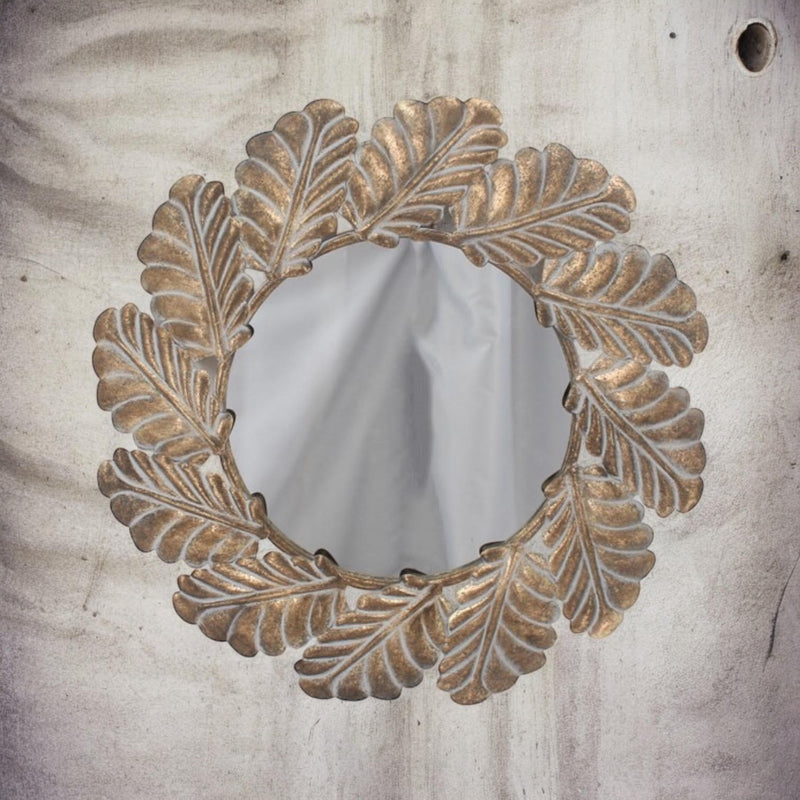 68CM ROUND METAL MIRROR