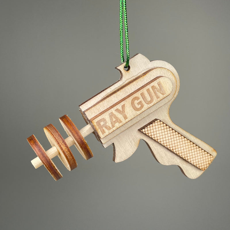 Ray Gun Bauble - Handmade Ornament