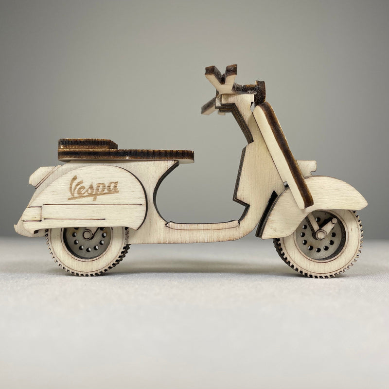 Retro Scooter Bauble - Handmade Ornament