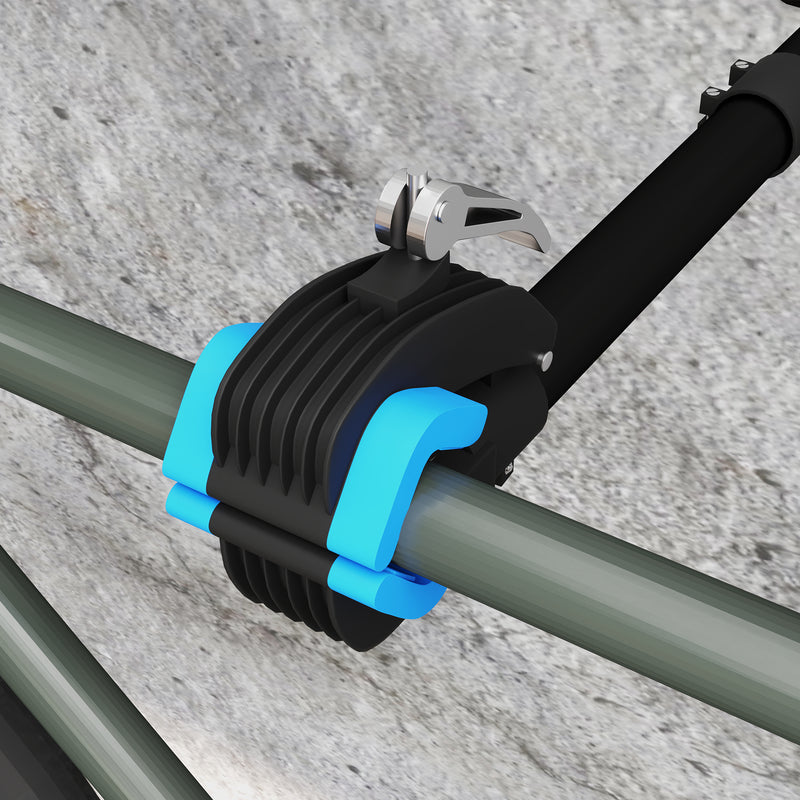 HOMCOM Bike Repair Stand, Wall Mount Bike Workstand w/ Adjustable Clamp