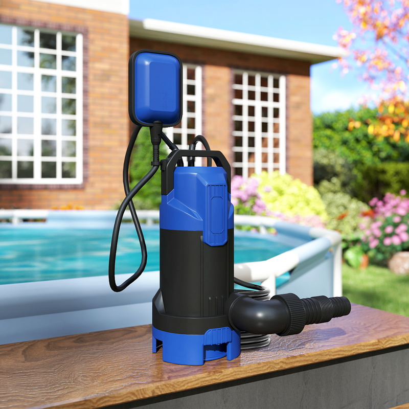 Outsunny 750W Water Pump with Float Switch, 20000L/H Electric Sump Pump