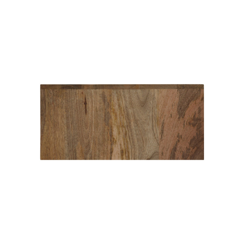 Artisan Furniture Solid Wood Wall Mounted Brass Inlay Bedside