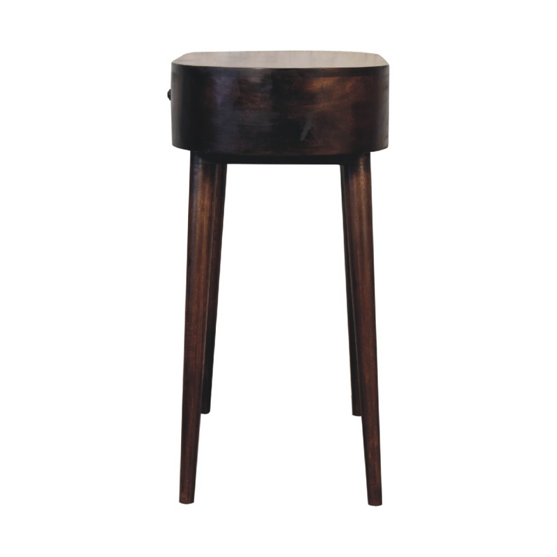 Artisan Furniture Solid Wood Albion Light Walnut Console Table, Brown, 1 Drawer