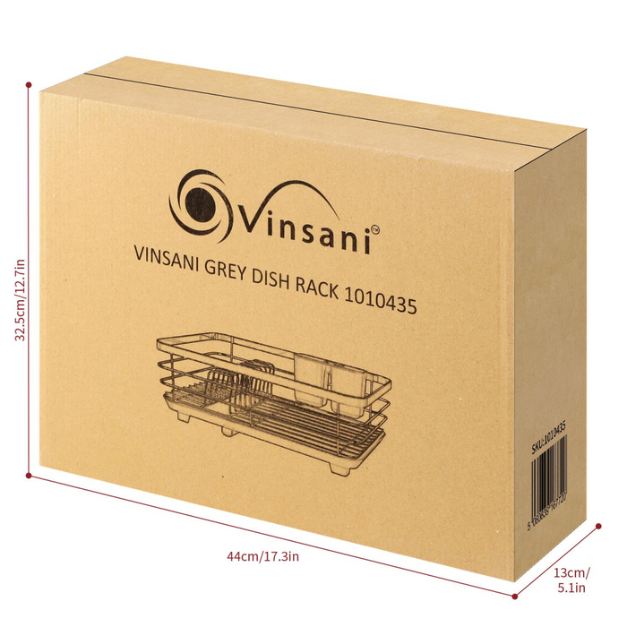 VINSANI GREY DISH RACK 1010435