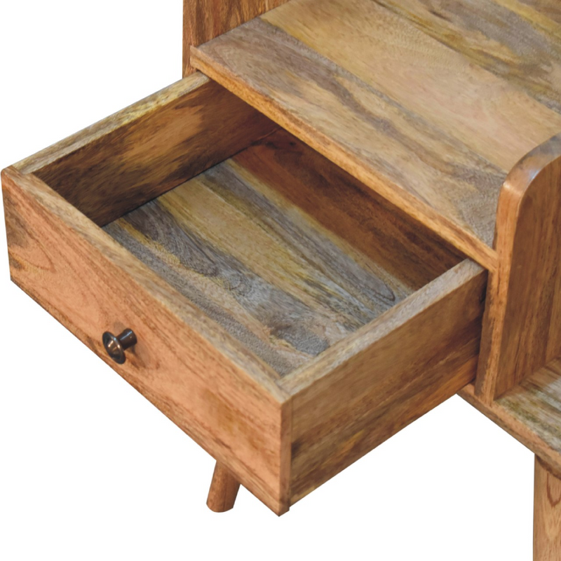 Artisan Furniture Solid Wood Oak-ish Collective Bedside