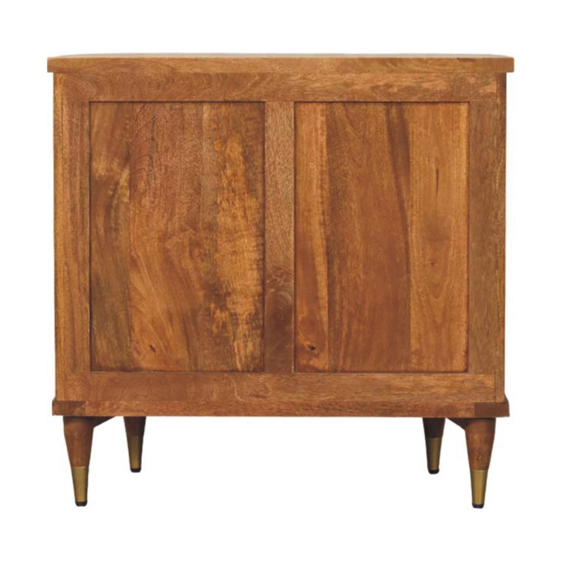 Artisan Furniture Emerson Ribbed Chest, 3 Drawers, Brown
