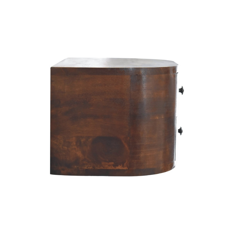Artisan Furniture Solid Wood Lunar 2 Drawer Floating Bedside