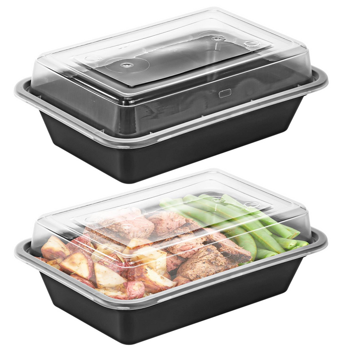 VINSANI 10pk 1 COMPARTMENT MEAL PREP CONTAINERS 1010423