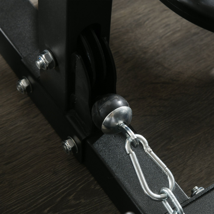 SPORTNOW Home Gym Machine, 15-Position Adjustable Training Workout Station