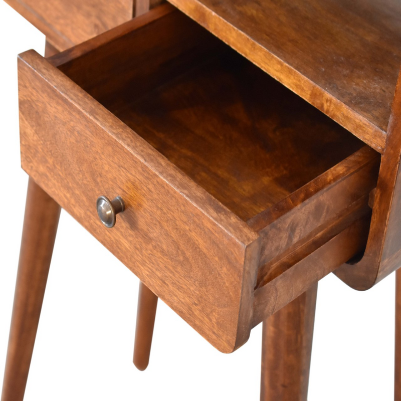 Artisan Furniture Solid Wood Mini Chestnut Console Table