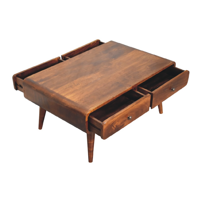 Artisan Furniture Solid Wood Sonata Chestnut Coffee Table