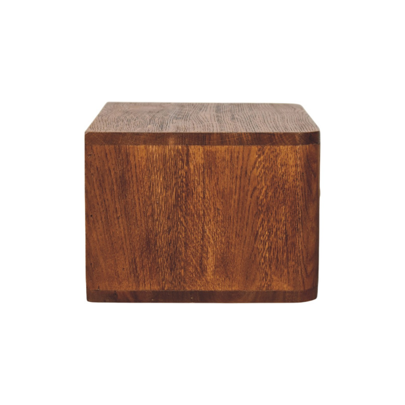 Artisan Furniture Solid Wood Aurelia Wall Bedside, 1 Drawer, Brown