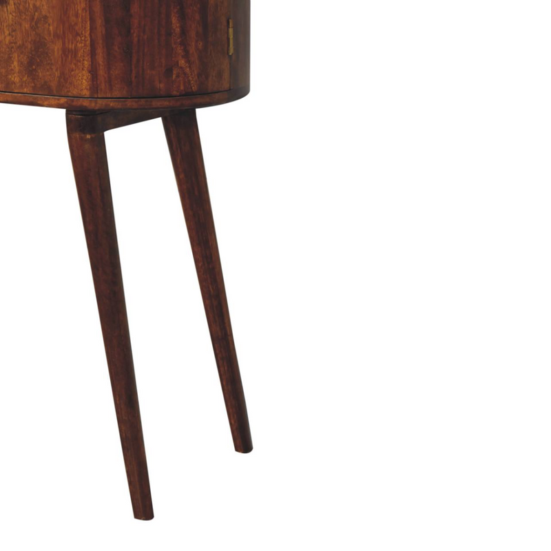 Artisan Furniture Solid Wood Grove Chestnut Console Table, Brown, 2 Drawers and 2 Side Cabinets