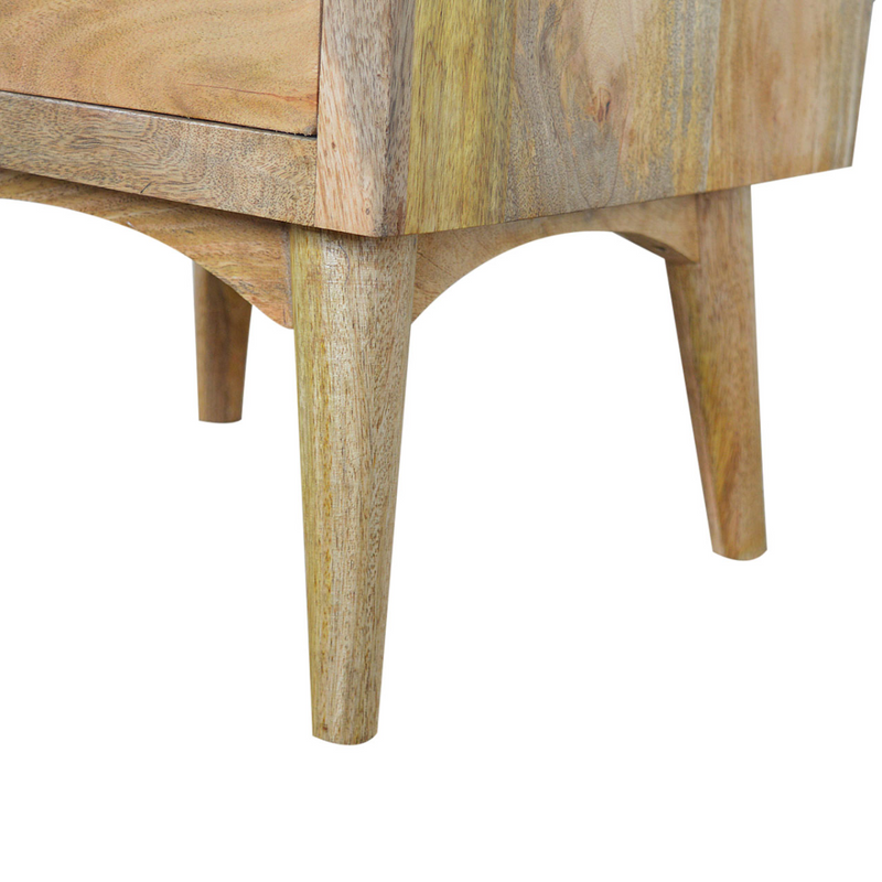 Artisan Furniture Solid Wood Nordic Style Bedside with 2 Drawers