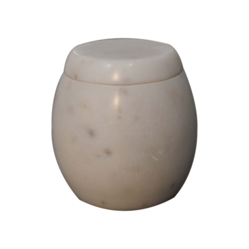 Artisan Furniture Bathroom Accessories - Set of 5 White Marble Bathroom Set