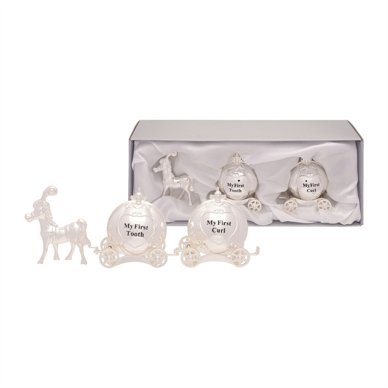 Silverplated My First Tooth/Curl Carriage