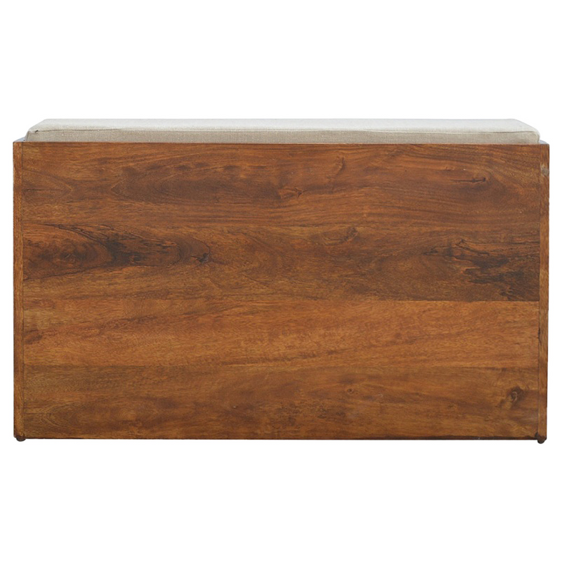 Artisan Furniture Solid Wood Mud Linen Pull out Shoe Bench