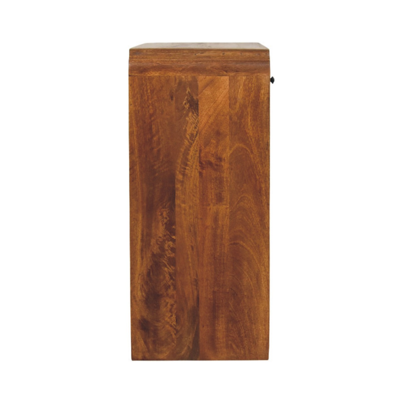 Artisan Furniture Solid Wood Ellington Console Table, 2 Drawer & 2 Open Slots, Brown
