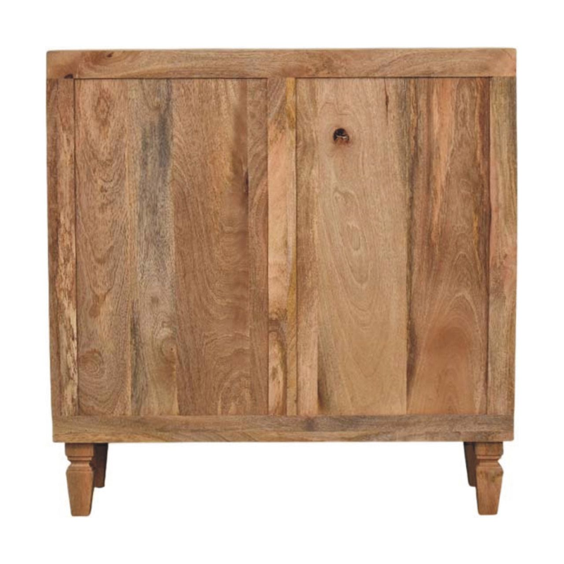 Artisan Furniture Solid Wood Marbella Cabinet, 2 Doors, 2 Shelves, Brown