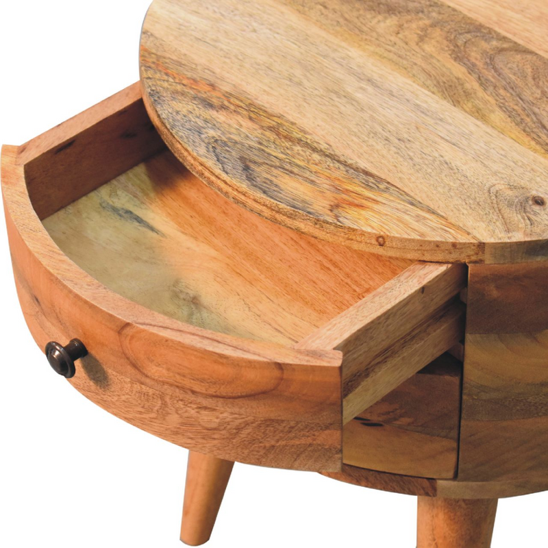 Artisan Furniture Solid Wood Odyssey Oak-ish Bedside