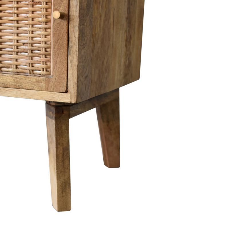 Artisan Furniture Solid Wood Knit Door Bedside