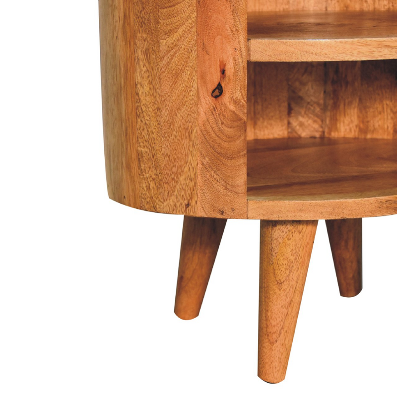 Artisan Furniture Solid Wood Cortez Oak-ish Bedside