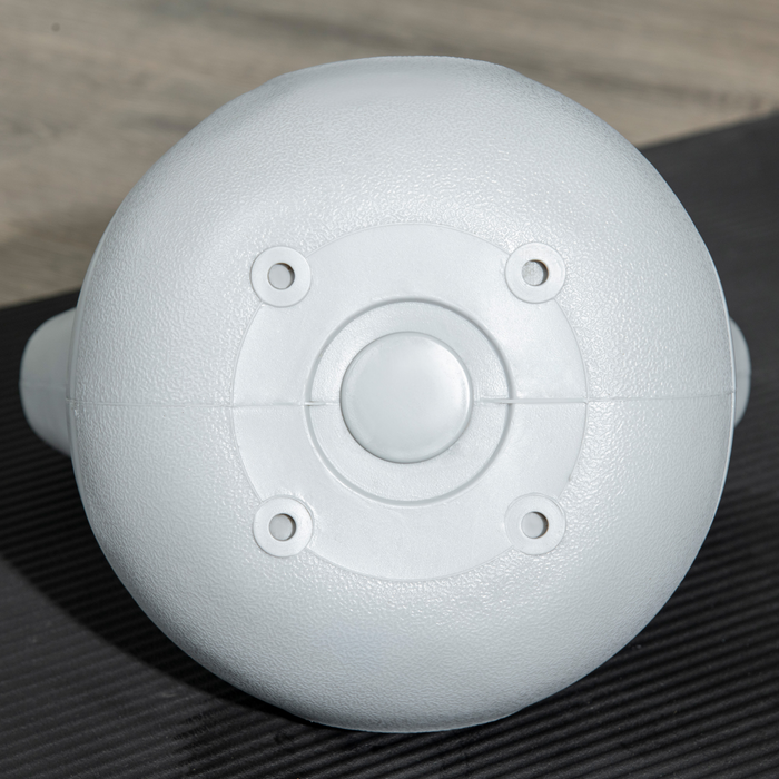 SPORTNOW 16kg Kettle Bell with Handle for Home Gym, Green and Grey