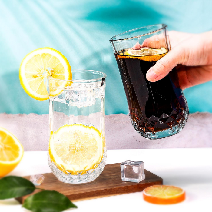 Vinsani 350ml Crystal Tall Glasses 6pcs 1010497