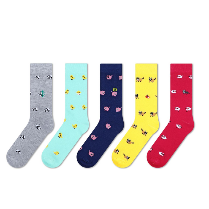 VINSANI ANIMAL SOCKS 5pk 1010419