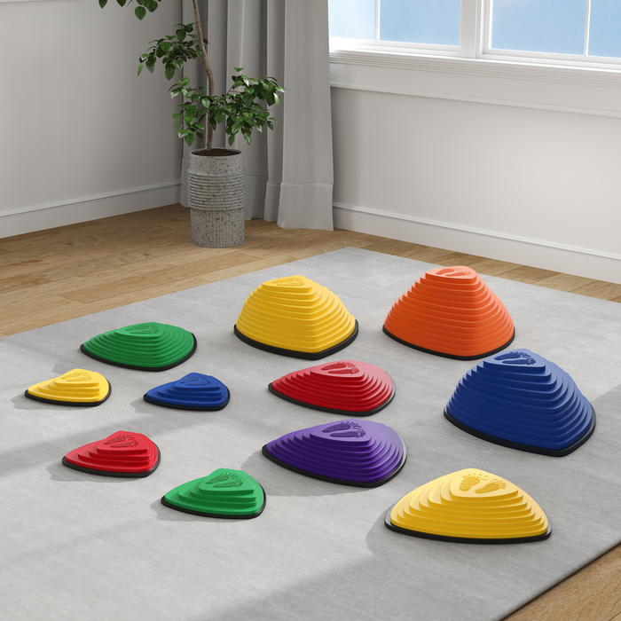 AIYAPLAY 11 Pieces Stepping Stones for Balance and Motor Skills