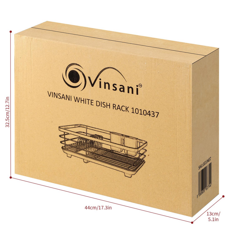 VINSANI WHITE DISH RACK 1010437