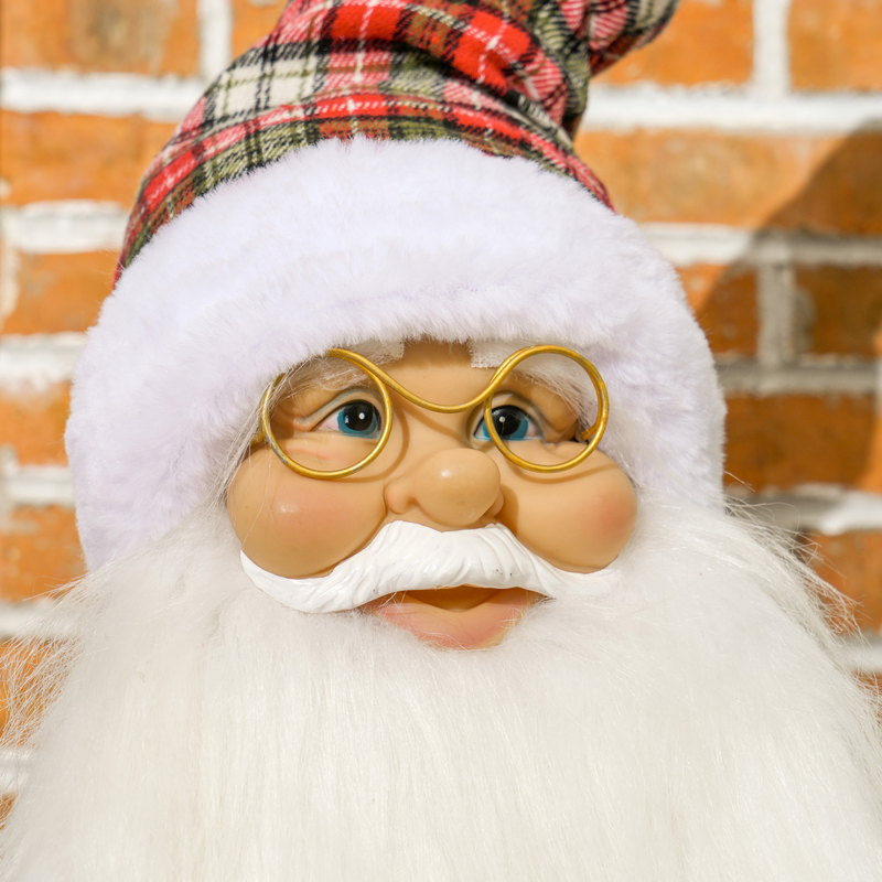HOMCOM 133cm Animated Santa Claus w/ Sound Activated Festive Music for Party