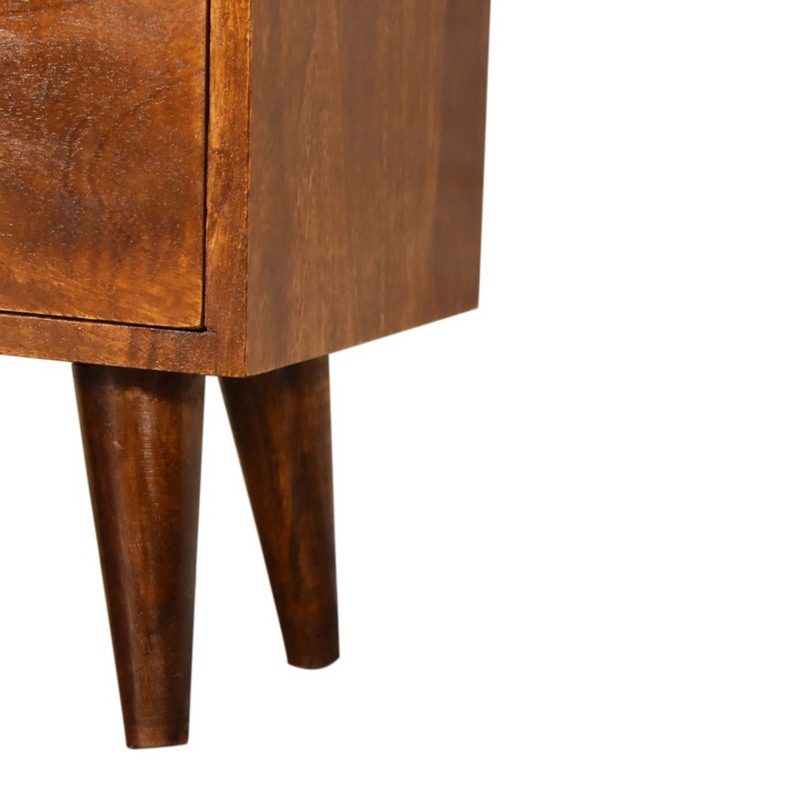 Artisan Furniture Solid Wood Chestnut Bedside