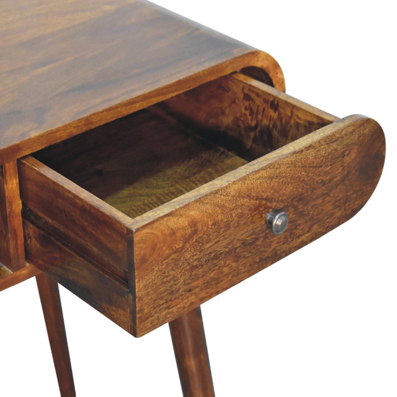 Artisan Furniture Solid Wood Chestnut London Open Console 90x80x45cm