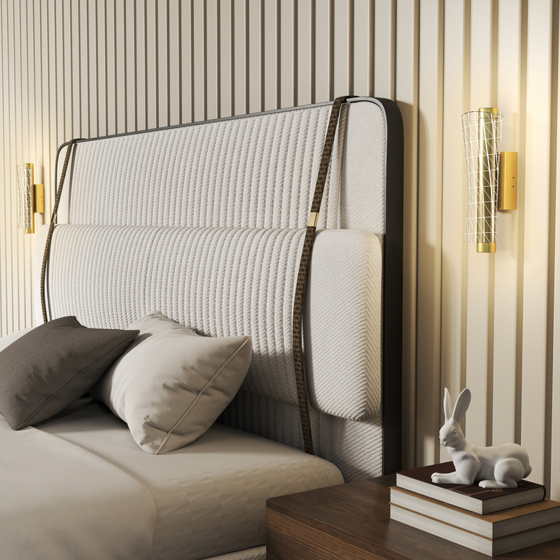 HOMCOM Led Wall Lamp 2 Pack, Modern Indoor Geometric Wall Light, Gold Tone