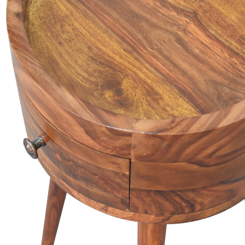 Artisan Furniture Solid Wood Alina Honey Bedside