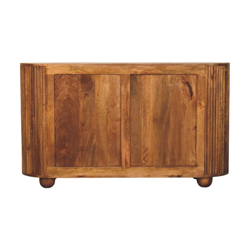 Artisan Furniture Solid Wood Ridgefront Chest - Amber Oak, 6 Drawers, Brown