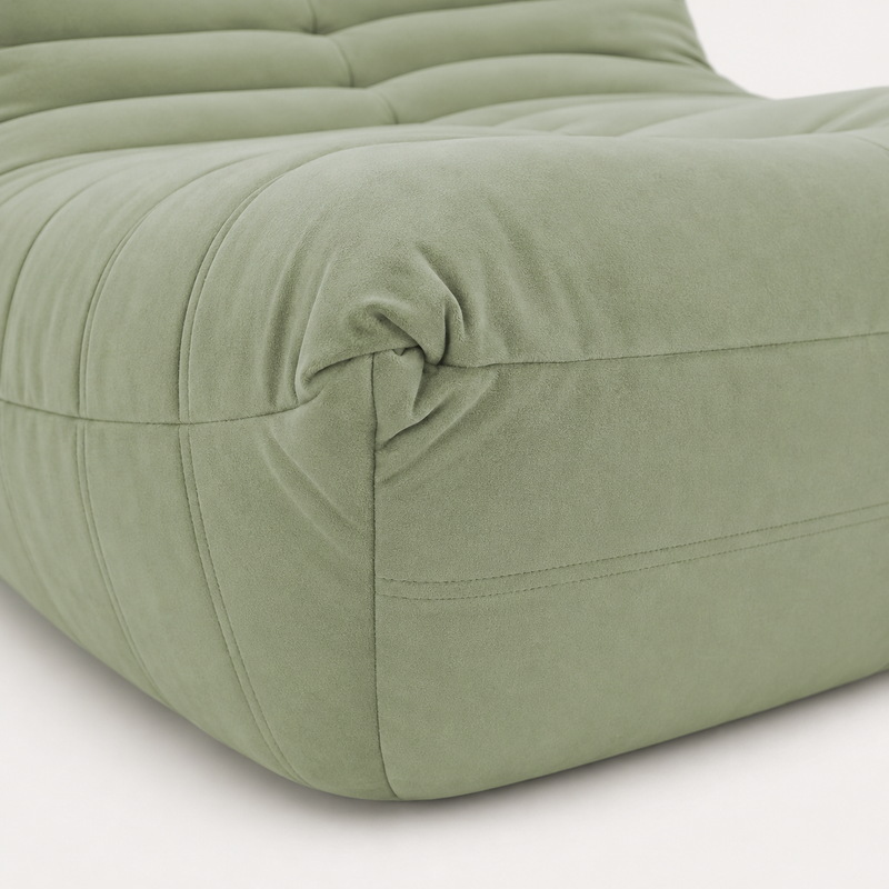 Green Togo Inspired Floor Lounge Chair
