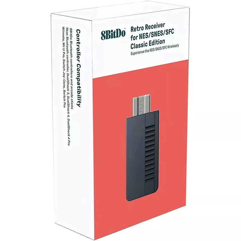 8BitDo Retro Receiver Bluetooth Adapter for NES SNES Mini