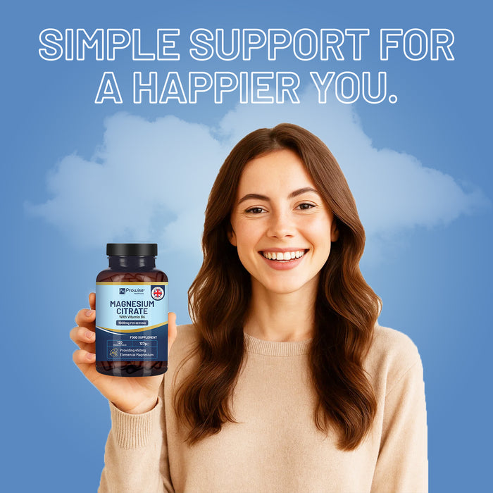 Magnesium Citrate Capsules 1500mg with Vitamin B6