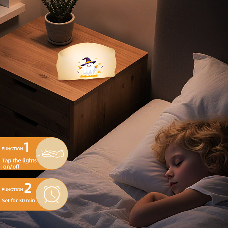Cartoon Creative Bedside-use Decoration Halloween Doll Table Lamp