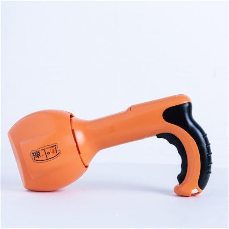 Pet Shoveling Excrement To Pick Up The Toilet
