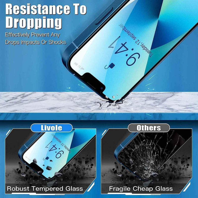 iPhone 14 Plus / 13 Pro Max / 15 Pro Max Tempered Glass Screen Protector 3 Pack