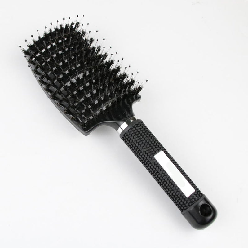 Detangling hair brush
