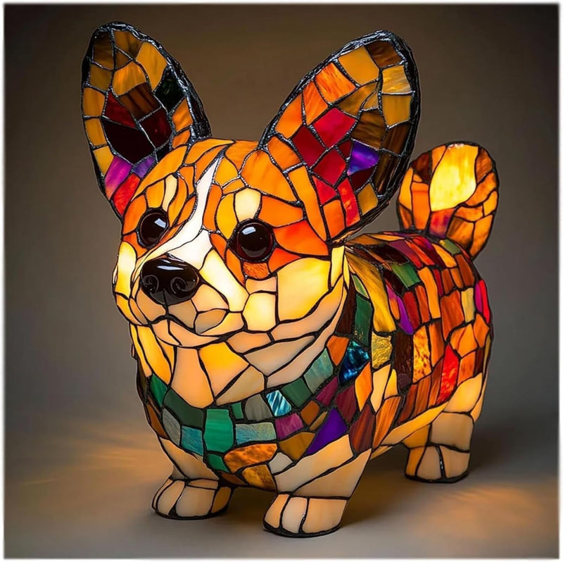 LED Small Night Lamp Art Animal Statue Creative Home Desktop Decoration