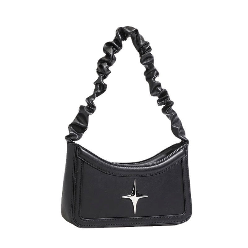 French Ins Style Pleated Underarm Bag