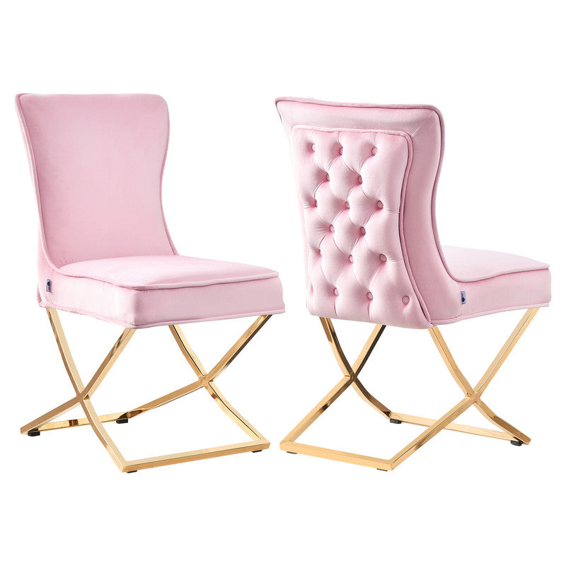 Trafalgar Velvet Dining Chair