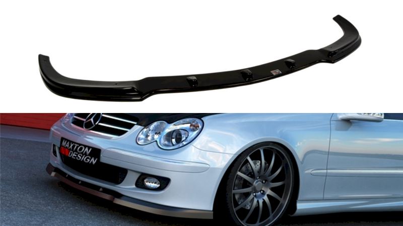 Maxton Design - FRONT SPLITTER MERCEDES CLK W209 FACELIFT MODEL FOR STANDARD VERSION