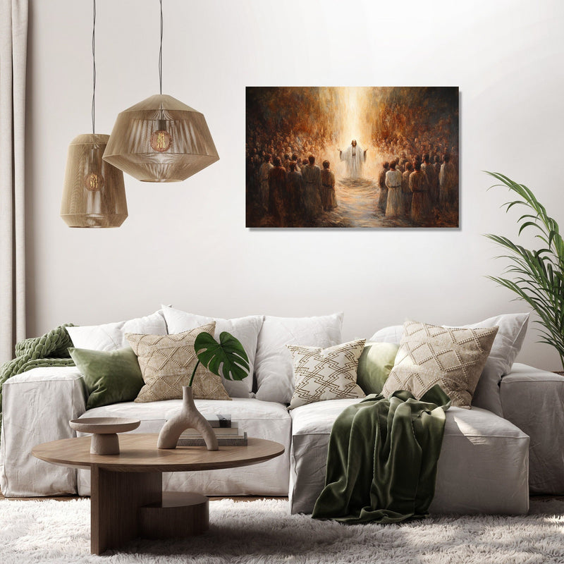 Saint David’s Sermon Canvas