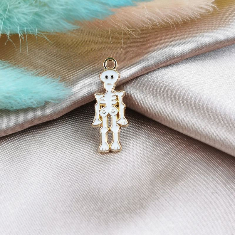 Pumpkin Head Skull Haunted House Pendant Material